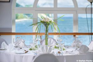 Hochzeit Tischdeko für Heirat auf Rügen in Seebrücke Sellin an der Ostsee | Hochzeitsportal Rügen